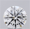 Lab Grown Diamond 2.61 Carats, Round with Ideal Cut, E Color, VVS2 Clarity and Certified by IGI
