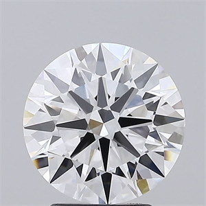 Picture of Lab Grown Diamond 2.61 Carats, Round with Ideal Cut, E Color, VVS2 Clarity and Certified by IGI