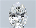 Natural Diamond 0.70 Carats, Oval with  Cut, G Color, SI1 Clarity and Certified by GIA