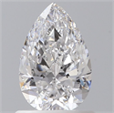 Natural Diamond 0.81 Carats, Pear with  Cut, D Color, VS1 Clarity and Certified by GIA