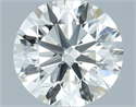 Diamante Natural 0.90 quilates, Redondo , Color H, claridad IF y certificado IGI