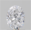 Natural Diamond 1.20 Carats, Oval with  Cut, D Color, SI1 Clarity and Certified by GIA