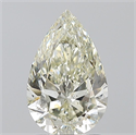 Diamante Natural 1.70 quilates, De pera , Color J, claridad SI1 y certificado IGI