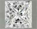 Natural Diamond 0.81 Carats, Princess with  Cut, H Color, SI1 Clarity and Certified by GIA