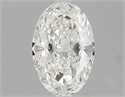Diamante Natural 0.70 quilates, Ovalado , Color G, claridad SI1 y certificado GIA
