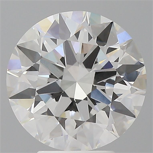Picture of Lab Grown Diamond 4.56 Carats, Round with Ideal Cut, E Color, VVS2 Clarity and Certified by IGI