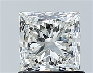 Picture of Natural Diamond 1.01 Carats, Princess with  Cut, I Color, VVS2 Clarity and Certified by GIA