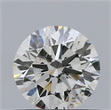 Diamante Natural 0.52 quilates, Redondo , Color H, claridad SI1 y certificado IGI