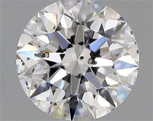 Picture of Natural Diamond 0.80 Carats, Round with Excellent Cut, D Color, SI2 Clarity and Certified by GIA