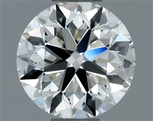 Picture of Natural Diamond 0.90 Carats, Round with Very Good Cut, G Color, IF Clarity and Certified by IGI