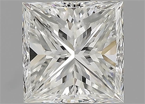 Picture of Natural Diamond 1.51 Carats, Princess with  Cut, I Color, VS2 Clarity and Certified by GIA