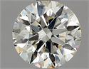 Natural Diamond 0.75 Carats, Round with Excellent Cut, L Color, VVS1 Clarity and Certified by GIA