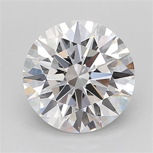Picture of Lab Grown Diamond 2.02 Carats, Round with Ideal Cut, D Color, IF Clarity and Certified by IGI