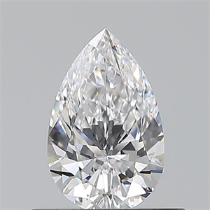 Picture of Natural Diamond 0.50 Carats, Pear with  Cut, D Color, VVS2 Clarity and Certified by GIA