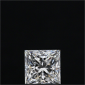 Diamante Natural 1.04 quilates, Princesa , Color F, claridad VVS2 y certificado GIA