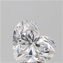 Natural Diamond 3.51 Carats, Heart with  Cut, D Color, SI1 Clarity and Certified by GIA