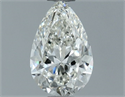 Natural Diamond 0.50 Carats, Pear with  Cut, I Color, VS1 Clarity and Certified by GIA