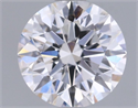 Lab Grown Diamond 1.05 Carats, Round with Ideal Cut, D Color, VVS2 Clarity and Certified by IGI