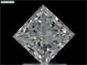 Natural Diamond 1.50 Carats, Princess with  Cut, F Color, SI2 Clarity and Certified by GIA