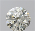 Natural Diamond 0.80 Carats, Round with Very Good Cut, J Color, VVS2 Clarity and Certified by IGI