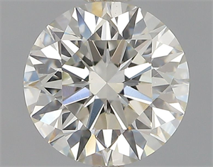 Picture of Natural Diamond 1.02 Carats, Round with Excellent Cut, J Color, VS2 Clarity and Certified by GIA