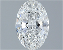 Natural Diamond 0.51 Carats, Oval with  Cut, E Color, VS2 Clarity and Certified by GIA