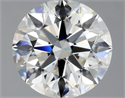 Natural Diamond 1.51 Carats, Round with Excellent Cut, H Color, IF Clarity and Certified by GIA