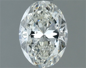 Foto Diamante Natural 1.01 quilates, Ovalado , Color H, claridad SI1 y certificado IGI de