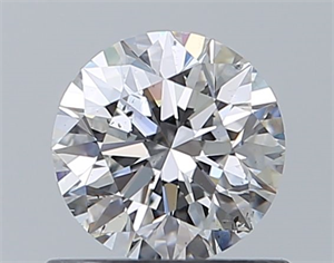 Picture of Natural Diamond 0.70 Carats, Round with Excellent Cut, E Color, SI2 Clarity and Certified by GIA