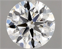 Diamante Natural 0.60 quilates, Redondo , Color H, claridad VS1 y certificado GIA