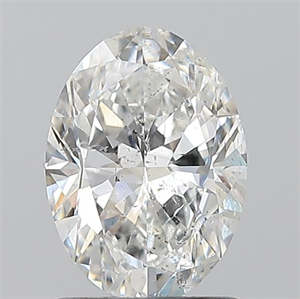 Foto Diamante Natural 1.20 quilates, Ovalado , Color F, claridad SI2 y certificado GIA de
