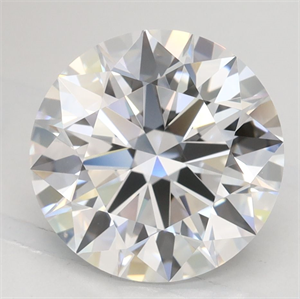 Picture of Lab Grown Diamond 3.00 Carats, Round with Ideal Cut, D Color, VVS1 Clarity and Certified by IGI