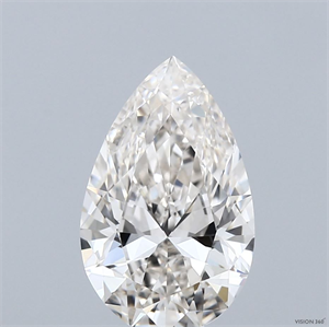 Picture of Natural Diamond 2.50 Carats, Pear with  Cut, I Color, VVS2 Clarity and Certified by IGI