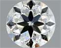 Diamante Natural 0.70 quilates, Redondo , Color I, claridad VVS1 y certificado GIA