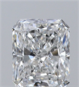 Diamante Natural 0.34 quilates, Radiante , Color F, claridad VVS1 y certificado GIA