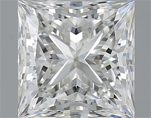 Foto Diamante Natural 1.20 quilates, Princesa , Color G, claridad VVS1 y certificado IGI de