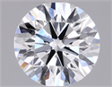 Del inventario de diamantes de laboratorio, 1.50 quilates, Redondo , Color E, claridad VVS2 y certificado IGI