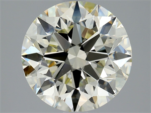 Picture of Natural Diamond 3.01 Carats, Round with Excellent Cut, L Color, VS2 Clarity and Certified by HRD