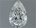 Natural Diamond 0.91 Carats, Pear with  Cut, G Color, VS2 Clarity and Certified by IGI