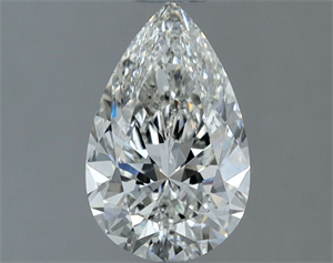 Picture of Natural Diamond 0.91 Carats, Pear with  Cut, G Color, VS2 Clarity and Certified by IGI