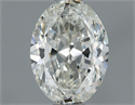 Diamante Natural 0.50 quilates, Ovalado , Color H, claridad VVS2 y certificado IGI