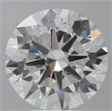 Lab Grown Diamond 6.10 Carats, Round with Excellent Cut, E Color, VVS2 Clarity and Certified by IGI