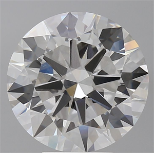 Picture of Lab Grown Diamond 6.10 Carats, Round with Excellent Cut, E Color, VVS2 Clarity and Certified by IGI
