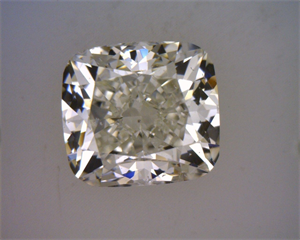 Picture of Natural Diamond 0.90 Carats, Cushion with  Cut, L Color, SI1 Clarity and Certified by GIA
