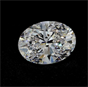Natural Diamond 1.00 Carats, Oval with  Cut, G Color, VVS2 Clarity and Certified by GIA