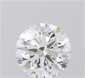 Lab Grown Diamond 1.06 Carats, Round with Ideal Cut, D Color, VVS1 Clarity and Certified by IGI
