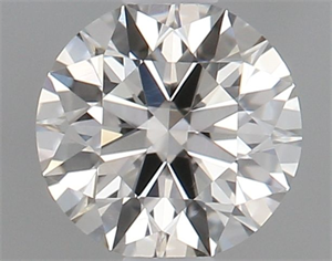 Picture of Natural Diamond 0.45 Carats, Round with Excellent Cut, K Color, VVS2 Clarity and Certified by GIA