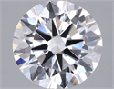 Del inventario de diamantes de laboratorio, 2.54 quilates, Redondo , Color F, claridad VVS2 y certificado IGI