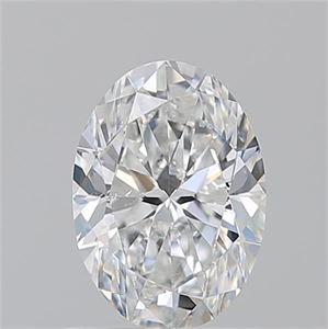 Picture of Natural Diamond 1.01 Carats, Oval with  Cut, E Color, SI2 Clarity and Certified by GIA