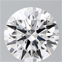 Lab Grown Diamond 4.56 Carats, Round with Ideal Cut, D Color, VVS2 Clarity and Certified by IGI